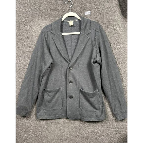 Duluth Trading Blazer Jacket Mens Size M Gray Long Sleeve Outdoor Relaxed Fit - Picture 1 of 6